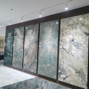 Işık lüks kaya döşeme arka plan duvar büyük seramik mermer kaya döşeme oturma odası Villa yer karoları için - Product Image 1