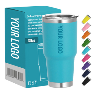कस्टम लोगो 30 औंस पाउडर लेपित यात्रा टंबलर डबल दीवार वैक्यूम इन्सुलेट स्टेनलेस स्टील 30 औंस कॉफी मग कप ढक्कन के साथ - Product Image 1