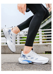 Chaussures de course pour hommes, excellentes, respirantes, légères, amortissantes, style décontracté tendance, pour la marche en plein air. - Product Image 3