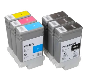 Wide format ink cartridge pfi-107 for canon ipf 107 with canon ink ipf 107