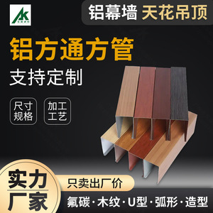 โปรไฟล์อลูมิเนียม 50x100 มม. ลายไม้ รูปตัวยู สำหรับตกแต่งภายใน - Product Image 2