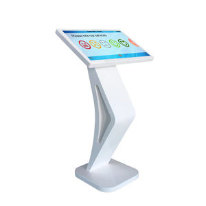 21.5 Inch Hotel <span class=keywords><strong>Restaurant</strong></span> Smile Vloer Staande Klant Feedback Apparaat Met Software - Product Image 2