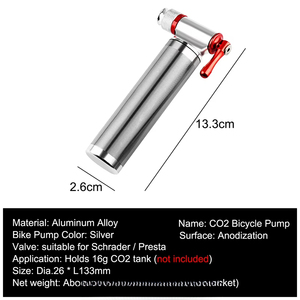 비상 16g 탱크 소형 휴대용 CO2 팽창기 공기 자전거 타이어 펌프 도로 산악 공기 2 - Product Image 5