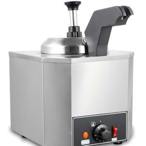 Calentador de Salsas Eficiente de un Solo Compartimiento con Excelente Aislamiento Térmico, Diseñado para Cafeterías con Gran Demanda para Servir Chocolate Caliente y Mermelada - Product Image 4