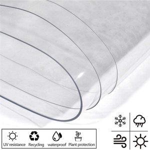 LIYUAN Lona Impermeable Transparente Personalizada <span class=keywords><strong>para</strong></span> Exteriores, Cubierta <span class=keywords><strong>para</strong></span> Pérgola, Toldo <span class=keywords><strong>para</strong></span> Balcón y <span class=keywords><strong>Ventanas</strong></span> - Product Image 2