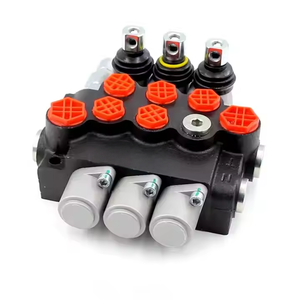 Válvula Hidráulica para Excavadora Manual P40, Soluciones Llave en Mano para Válvula Direccional Monobloque de 3 Vías - Product Image 1
