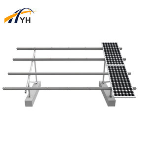 Trépied réglable de vente chaude <span class=keywords><strong>pour</strong></span> le système de montage de panneau solaire au sol ou sur le toit Support photovoltaïque en acier de type C d'usine - Product Image 2