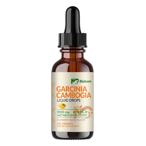 Supply d'usine Supplément d'extrait naturel suppresseur organique 1000mg Garcinia Cambogia Gouttes liquides pour la perte de poids Ventre plat - Product Image 1