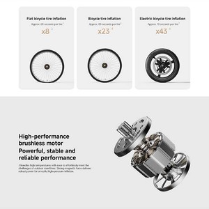 Compresor de Aire Eléctrico Digital Portátil <span class=keywords><strong>Xiaomi</strong></span> Mijia con Pantalla LED, Monitor de Presión de Neumáticos de 150 psi para Motocicleta/Bicicleta Eléctrica - Product Image 5