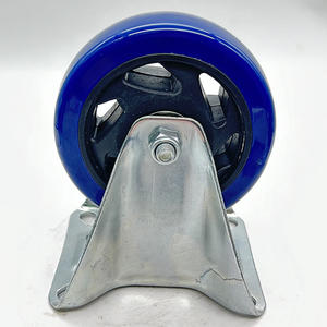 VIMA Großhandels preis 4 Zoll Nachlauf rad Feste Rolle <span class=keywords><strong>PVC</strong></span> und PP Hoch leistungs last kapazität 100kg Industrie rolle für Wagen - Product Image 2