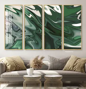 Quadro de parede, decoração para casa, pintura abstrata, pintura de resina fluída de água