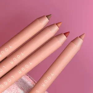 Crayon à lèvres pliable, produit de maquillage, cosmétique vegan, marron, couleur chair, rose, rouge, longue tenue, mat, teint doux, stylo à lèvres