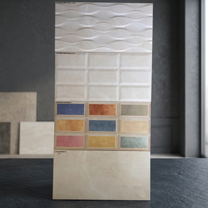 Carreaux muraux en céramique brillants 300x600mm pour usage extérieur et intérieur certifiés ISO9001 - Product Image 2