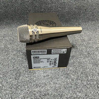 Microphone dynamique filaire KSM8 argenté électroplaqué, microphone vocal professionnel pour le streaming en direct, le karaoké et la scène