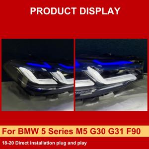 J ONE - Faros Delanteros LCI para <span class=keywords><strong>BMW</strong></span> Serie 5 M5 G30 G31 F90 2018-2020, Repuestos y Accesorios para Automóviles, Gran Venta - Product Image 3