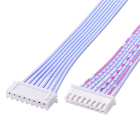 Câble plat équivalent à un faisceau de câbles Dupont 1,25 mm de pas, 8 broches, style JST GH, isolé en nylon, pour applications de drones, FPV, modèles RC