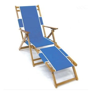 Sillón de playa <span class=keywords><strong>plegable</strong></span> de madera cómodo para exteriores <span class=keywords><strong>con</strong></span> reposapiés haya Pino Oxford playa para piscina Hotel <span class=keywords><strong>tumbona</strong></span> - Product Image 6