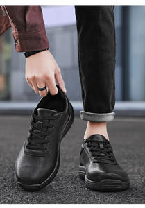 Chaussures en cuir faites à la main de haute qualité 2026, chaussures de sport à semelle souple, en cuir de vachette véritable première couche, à lacets, décontractées, pour le voyage - Product Image 6