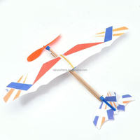 Bricolage Puzzle Mousse EPP Avion Lancer À La Main Élastique Modèle D'avion Rond-point pour Enfants jouet