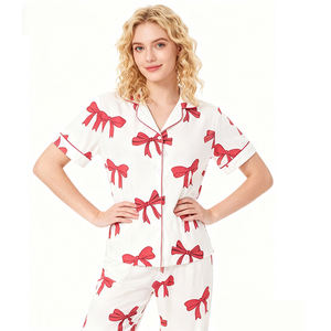 대나무 Pjs 유아 키즈 소년 아기 소녀 옷 여자 남자 잠옷 매칭 가족 세트 - Product Image 3