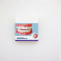 Fausses dents en silicone, placages dentaires confortables, prothèses dentaires flexibles, accessoires de sourire blancs et roses, unisexe, pour les 14 ans et plus