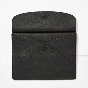 Housse pour ordinateur portable en cuir PU sur mesure extra fine 13 15 pouces pour les voyages, fermeture magnétique, sac d'ordinateur classique de luxe - Product Image 6