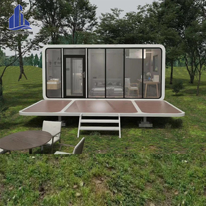 Casa Cápsula de Acero Apple Cabin, la Más Vendida, de 20 y 40 pies, Alojamiento Multiusos para Resorts, Salas de Estar y Uso <span class=keywords><strong>en</strong></span> Parques - Product Image 4