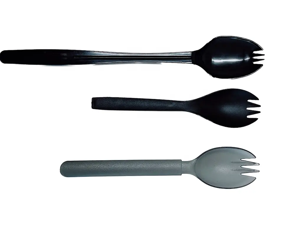 High Quality Custom Disposable Food Grade PP Plastic Fork and Spoon Cutlery Set