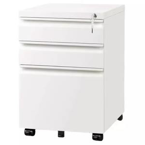 Armoire à dossiers mobile en acier mince pour bureau, table de chevet, table de bureau, piédestal mobile en métal, armoire à dossiers mobile - Product Image 4