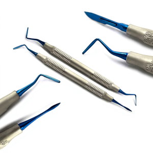 Titanium Coated Tips Sinus Lift PT1 PT2 Manual Dental Implant Periotome Set 2 Tooth Extraction Periodontal Instruments CE SIGAL - Product Image 1