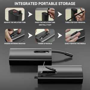 רכב צמיג נייד צמיג נייד משאבת אוויר עבור השכרת רכב אלחוטית מדחס אוויר לרכב אלחוטי - Product Image 4