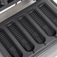 Machine à gaufres électrique professionnelle 5 bâtonnets pour usage domestique et hôtelier