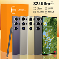 Nouveau Smartphone 5G Original Galaxs Hot S24Ultra 2024, 16 Go 1 To, Écran 7,3 Pouces, Processeur 10 Cœurs, Appareil Tout-en-un Intégré avec Stylet