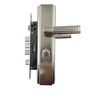 Bảng điều khiển cơ khí phím riêng tư khóa cửa nhà cửa chính lối vào xử lý khóa thiết lập an ninh bên ngoài phía trước cửa gỗ khóa - Product Image 1