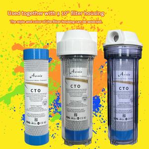 고품질 코코넛 껍질 활성탄 <span class=keywords><strong>CTO</strong></span> <span class=keywords><strong>UDF</strong></span> T33 압축, 입상 활성탄 필터 요소 - Product Image 5