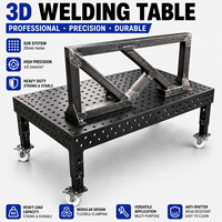 Table de soudage professionnelle 28 mm D28, plateforme modulaire robuste pour la fabrication et le positionnement