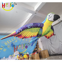 Oiseau volant gonflable attrayant pour événements, festivals, carnavals, décoration, impression colorée, perroquet gonflable, animal