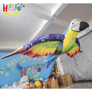 Attraente evento festa di carnevale deco stampa variopinta gonfiabile volare uccello gonfiabile pappagallo animale - Product Image 6