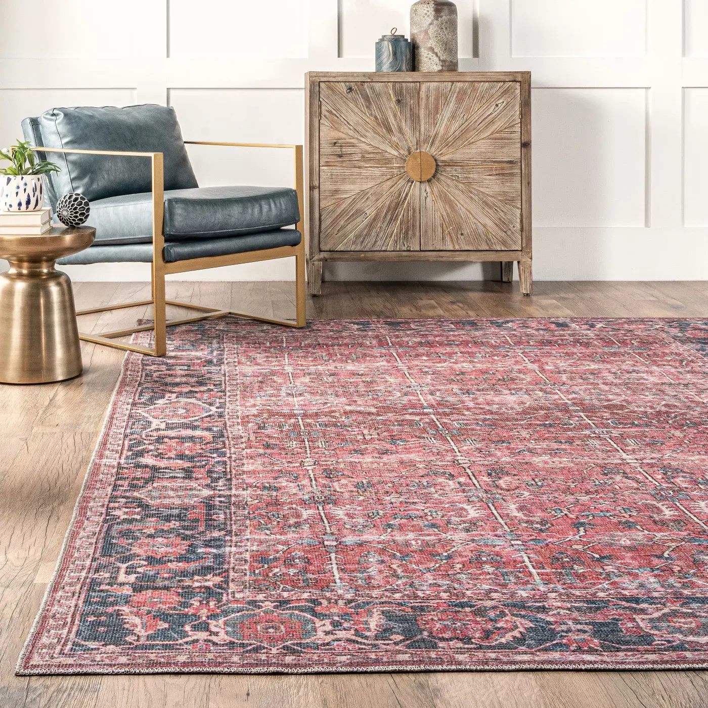 Suelo rectangular para el hogar, alfombra de corredor estilo turco vintage para sala de estar, venta al por mayor