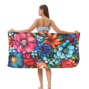 Venta caliente Venta barata Toalla <span class=keywords><strong>de</strong></span> <span class=keywords><strong>playa</strong></span> personalizada con logotipo Algodón Diseño personalizado Baño Toalla <span class=keywords><strong>de</strong></span> <span class=keywords><strong>playa</strong></span> Sin arena - Product Image 2