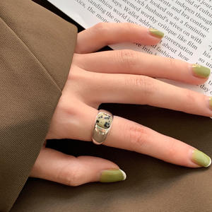 خواتم نسائية من الفضة الإسترلينية عيار 925, مجوهرات من أحجار كريمة طبيعية ، خواتم بوعد قابلة للتعديل ، مجوهرات بسيطة للنساء - Product Image 5