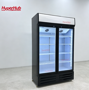 Réfrigérateur à boissons avec éclairage et refroidissement par <span class=keywords><strong>air</strong></span>, idéal pour la présentation de bouteilles de café infusé à froid dans les immeubles de bureaux et les magasins de proximité - Product Image 1