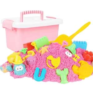 Matériel pédagogique pour la <span class=keywords><strong>maternelle</strong></span>, ensemble de jouets éducatifs DIY, bac à sable intérieur, perles de verre multicolores pour la modélisation spatiale - Product Image 3