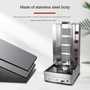 Parrilla de Gas Estilo Medio Oriente, de Cuatro Quemadores, Turca, Brasileña, con <span class=keywords><strong>Asador</strong></span> <span class=keywords><strong>Giratorio</strong></span> Automático - Product Image 3