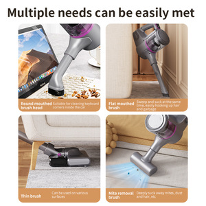 <span class=keywords><strong>Aspirateur</strong></span> à main <span class=keywords><strong>sans</strong></span> <span class=keywords><strong>fil</strong></span> 5 en 1, puissant, ultra silencieux, pour voiture, éliminateur d'acariens, brosse pour poils d'animaux, maison et voiture - Product Image 5