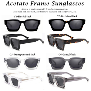 Kính Râm Acetate Dày Thời Trang Cao Cấp Sang Trọng Logo Kim Loại Tùy Chỉnh Phân Cực Cho Nam Nữ - Product Image 3
