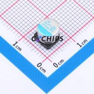 Condensateur électrolytique hybride solide-liquide en aluminium SMD RAHVK470M1GDC8002EA, D6.3xL5.8mm - Product Image 1