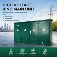 Unidad de Anillo Principal Trifásica de Alta Tensión de 12kV, Compacta y Ligera, Caja de Distribución de Cables con Interruptor de Carga SF6 y Bobina