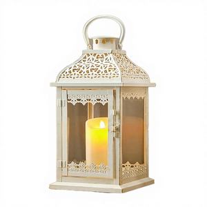 <b>Set</b> 3 Vintage Metal Iron Glass Candle <b>Lantern</b> Eco-Friendly Durable Empty Candle Holders for Easter Wedding Christmas Home - Product Image 3