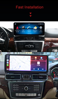 Sistema de Navegación GPS para Automóvil con Pantalla Táctil Completa de 15.8 Pulgadas, Android, Carplay, WIFI, Audio Estéreo para Mercedes ML GL W166 X166 GLE 250